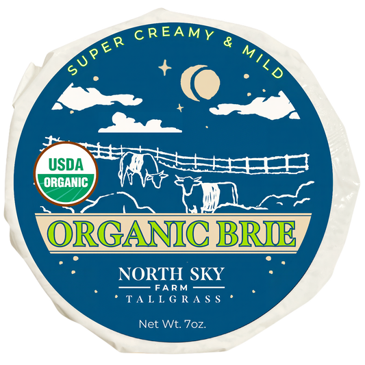 North Sky Farm ‘Tallgrass’ Organic Brie, Illinois