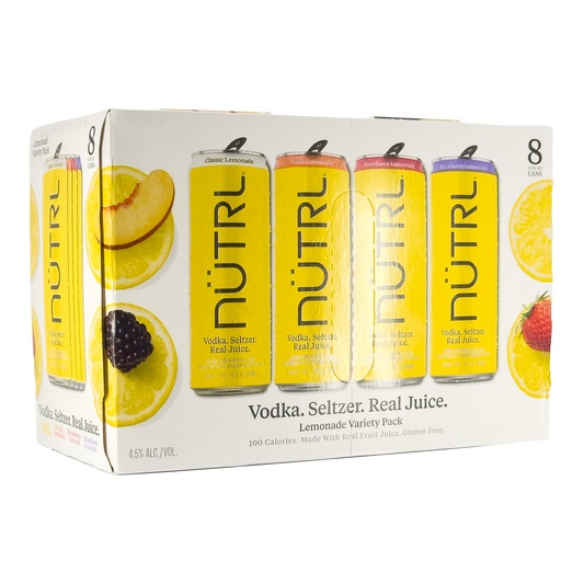 Nutrl Lemonade Vodka Seltzer 'Lemonade Variety Pack', Canada