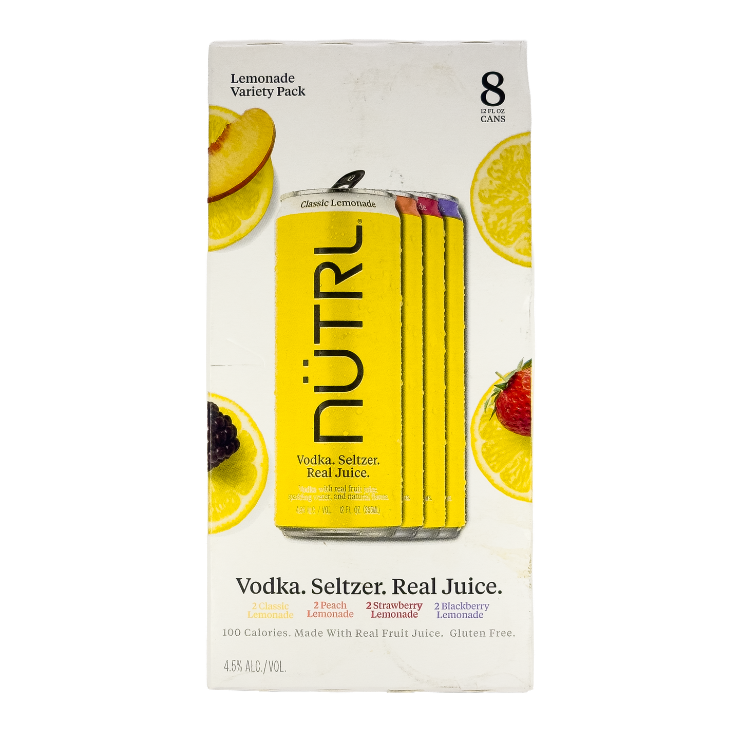 Nutrl Lemonade Vodka Seltzer 'Lemonade Variety Pack', Canada