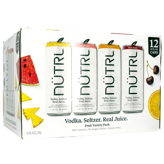 Nutrl Vodka Seltzer 'Fruit Variety Pack', Canada