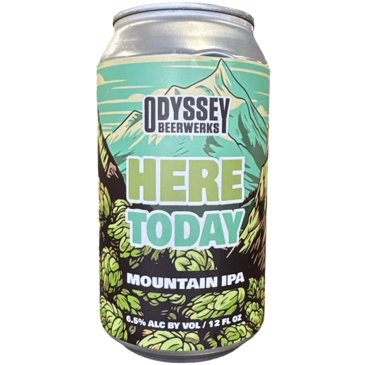 Odyssey Beerwerks 'Here Today' Mountain IPA Beer, Colorado
