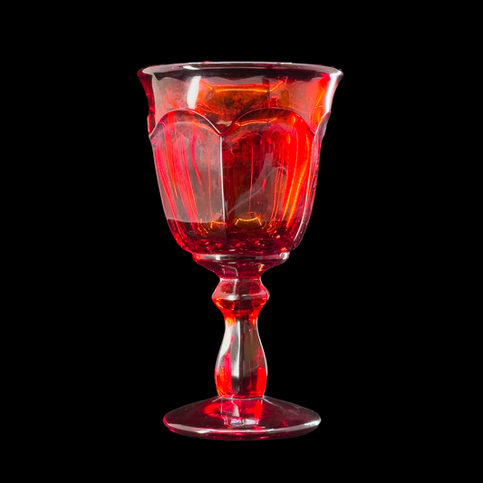 Old Williamsburg Ruby Wine Glass by Imperial Glass-Ohio