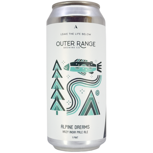 Outer Range Brewing 'Alpine Dreams' Hazy IPA, Colorado
