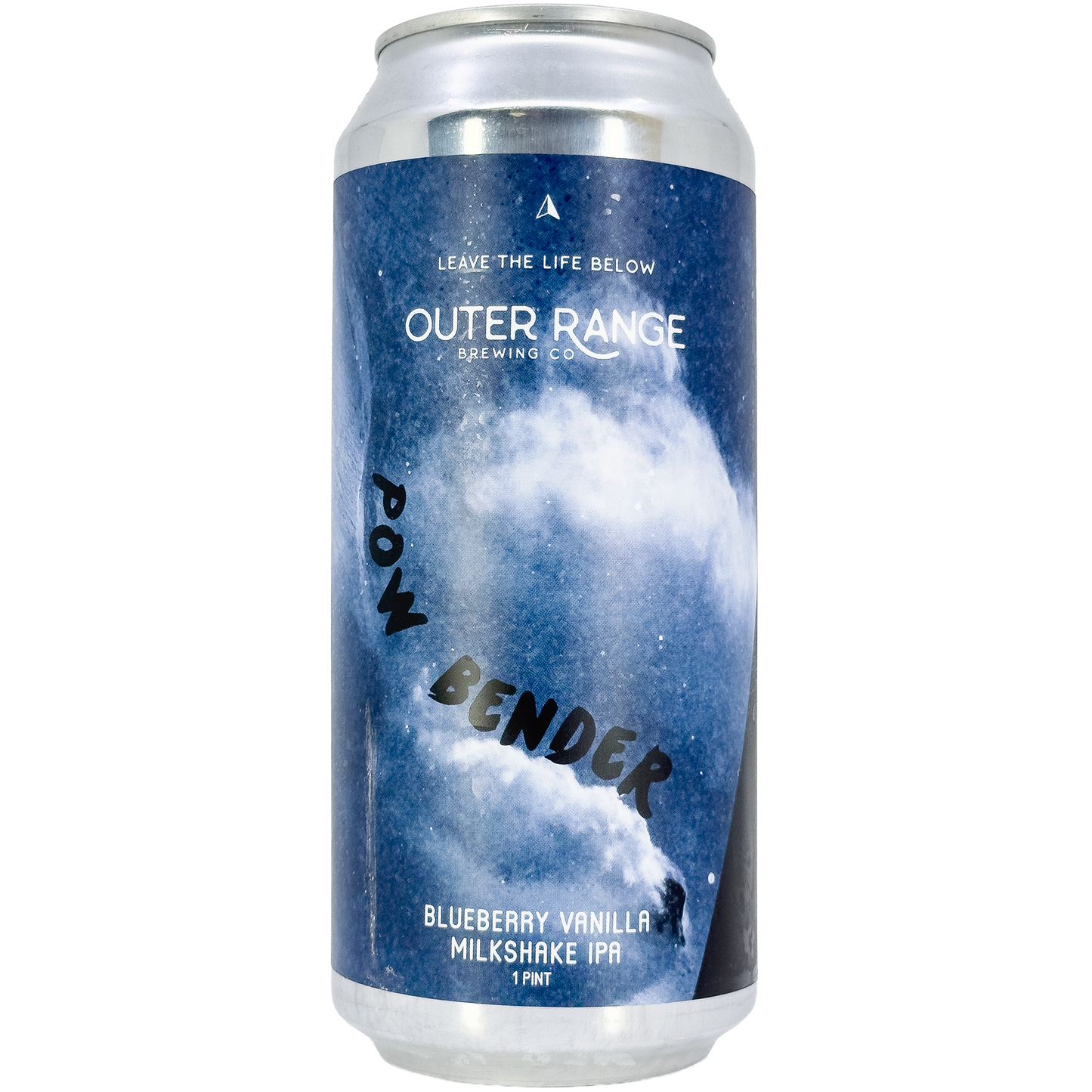 Outer Range Brewing 'POW Bender' Blueberry Vanilla Milkshake  IPA, Colorado