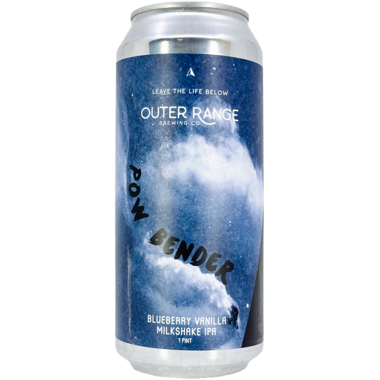 Outer Range Brewing 'POW Bender' Blueberry Vanilla Milkshake  IPA, Colorado