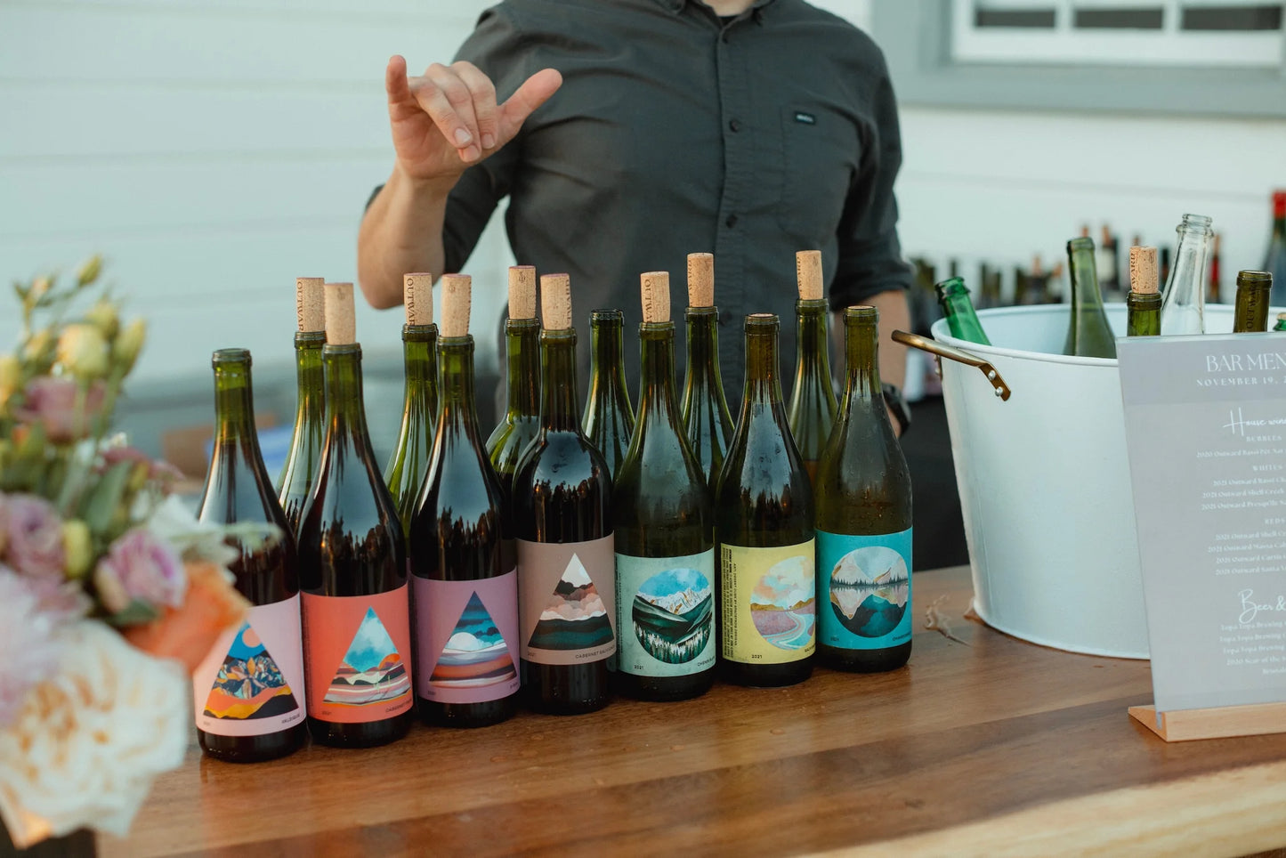 Outward Wines Five Oaks Vineyard Sangiovese, Santa Ynez Valley, California