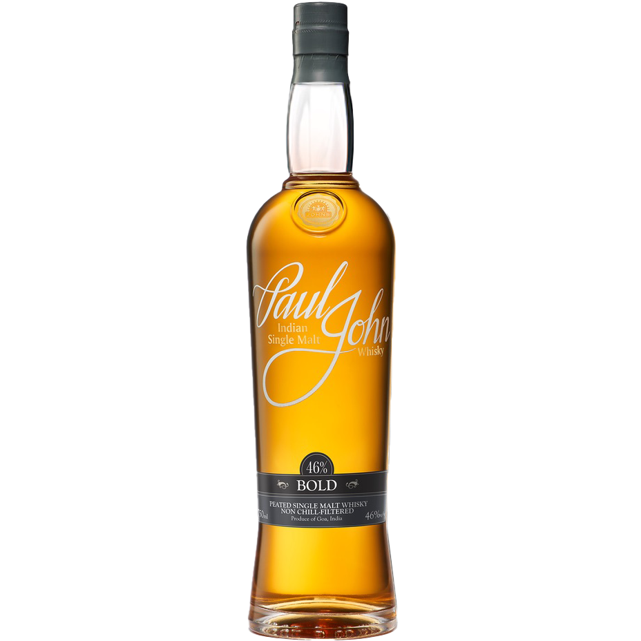 Paul John 'Bold' Peated Single Malt Whisky, Goa, India