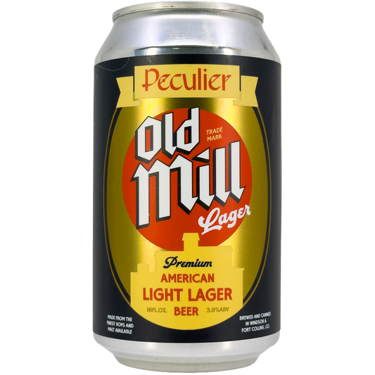Peculier Ales 'Old Mill' American Light Lager, Colorado
