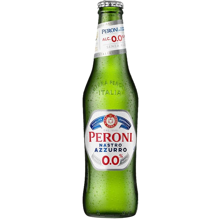Peroni Nastro Azzurro 0.0% Beer, Italy
