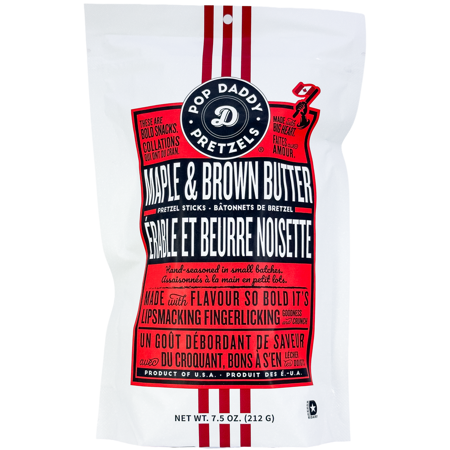 Pop Daddy Snacks Seasoned Pretzels, Michigan