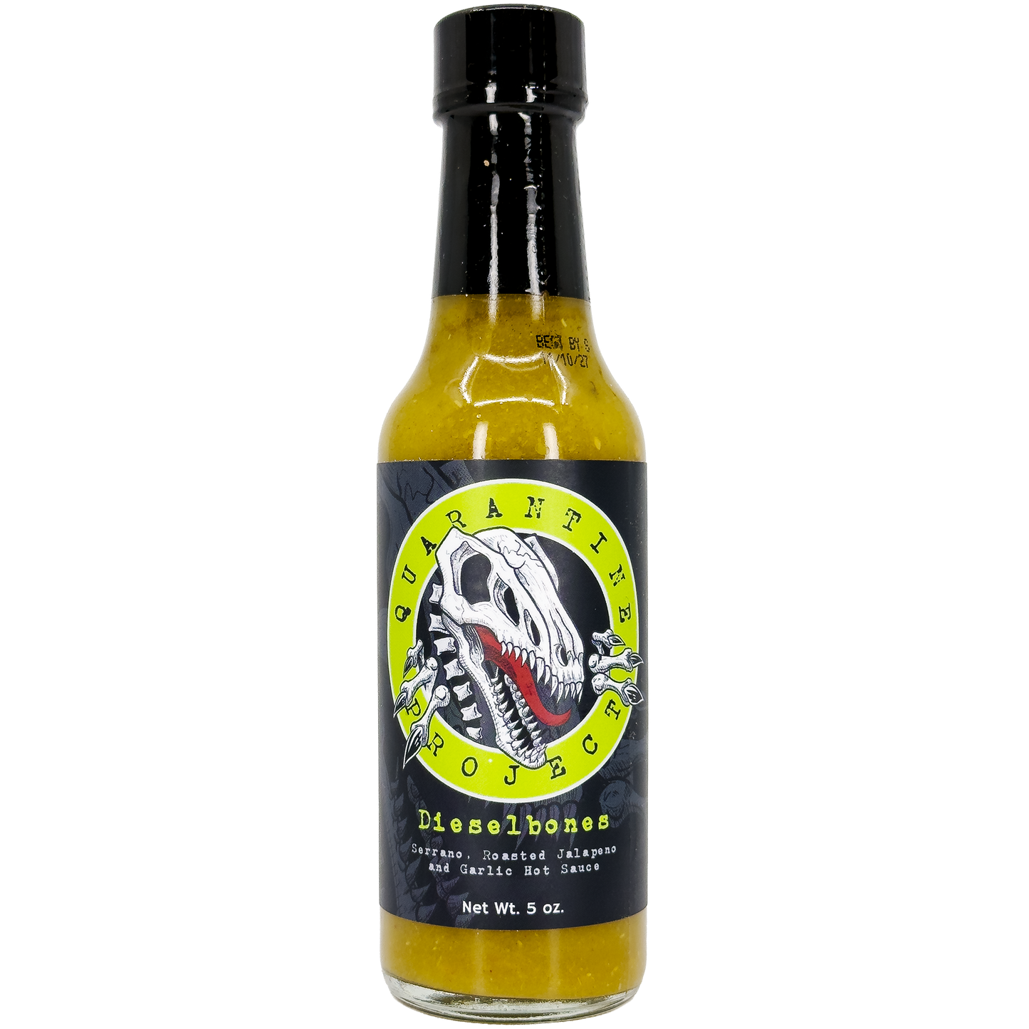 Quarantine Project 'Dieselbones' Serrano & Roasted Jalapeño Hot Sauce, Colorado