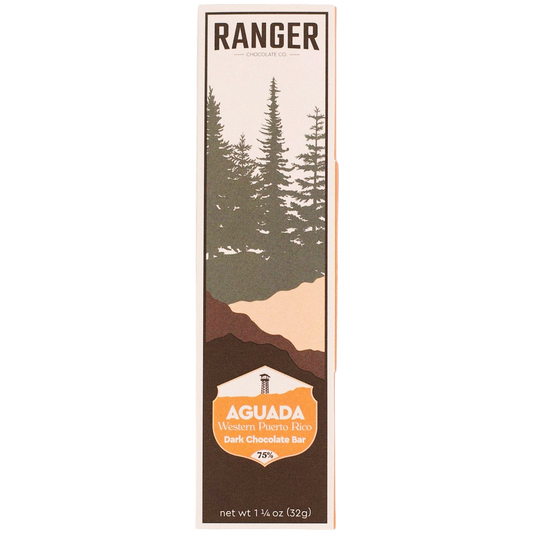 Ranger Chocolate Co. Aguada 75% Dark Chocolate Bar, Puerto Rico