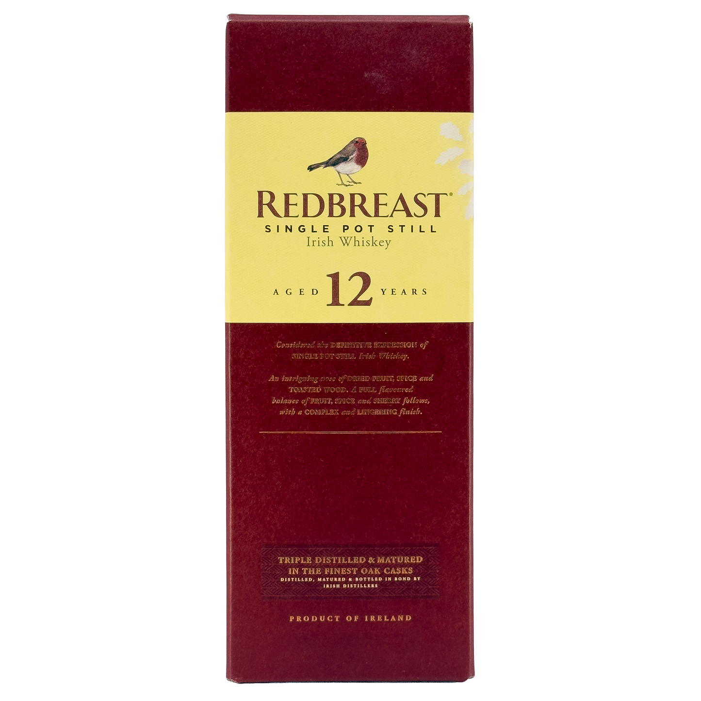 Redbreast 12 Year Old Single Pot Still Irish Whiskey, County Cork, Ireland
