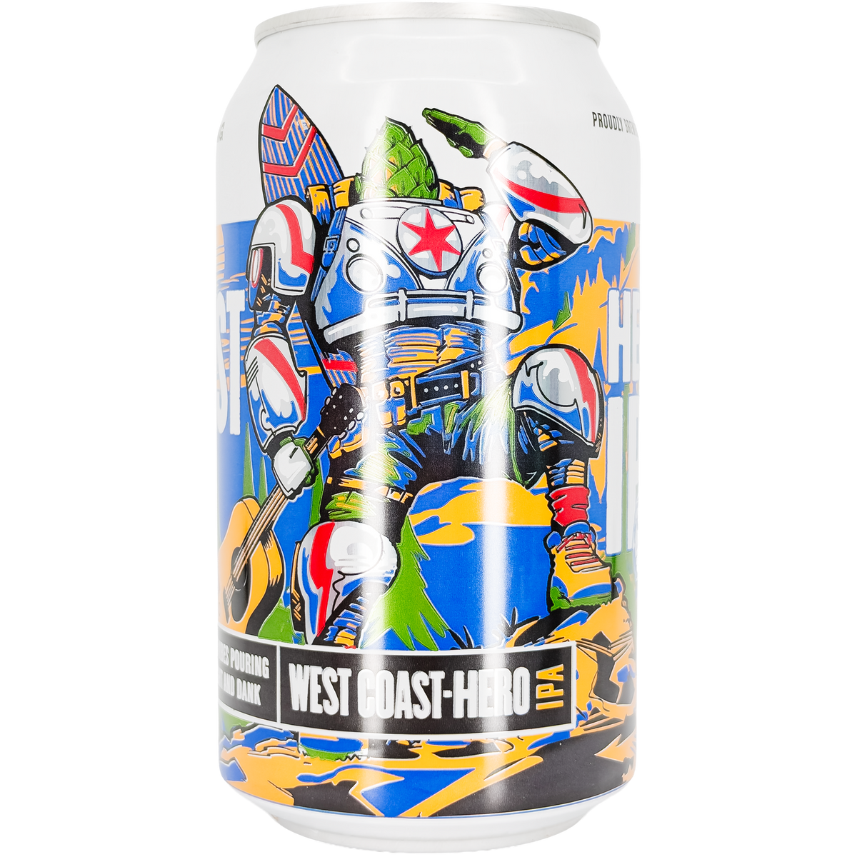 Revolution Brewing 'West Coast Hero' IPA Beer, Illinois