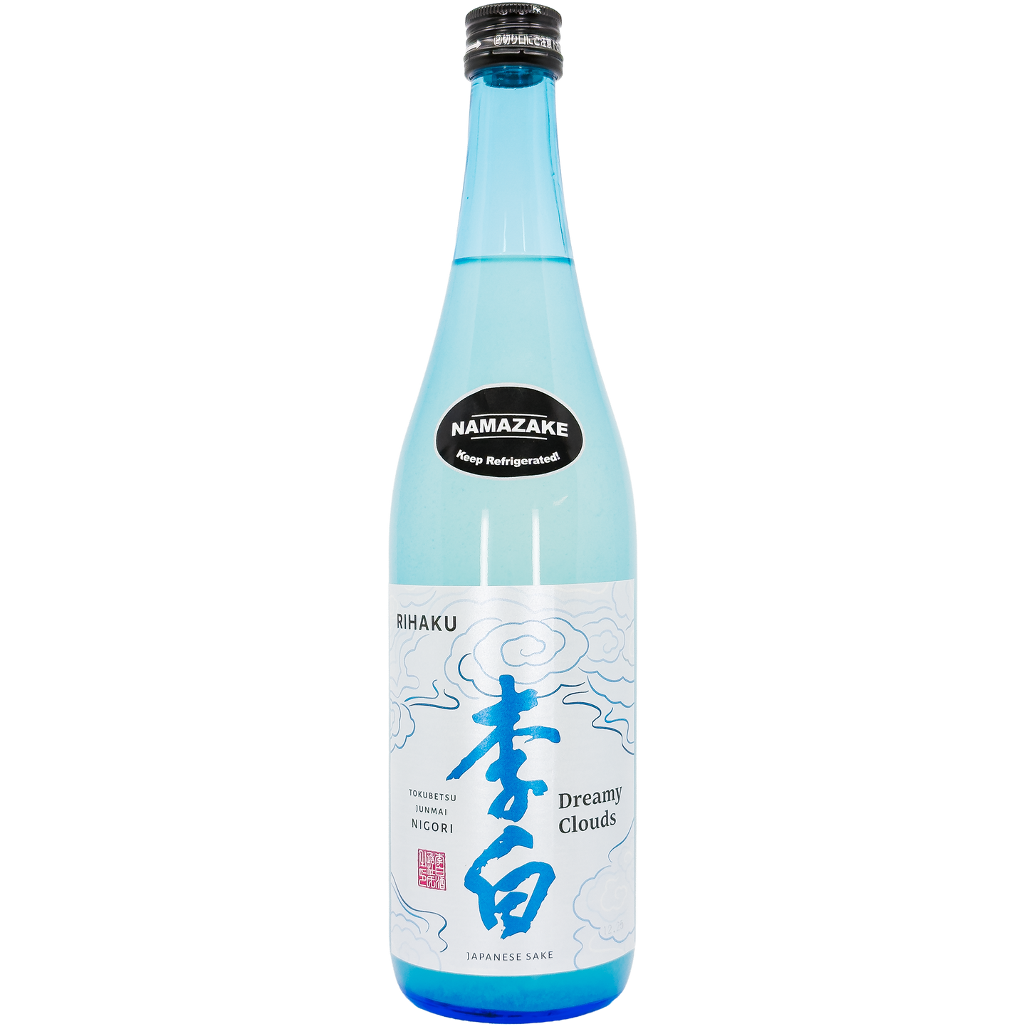 Rihaku Dreamy Clouds Nigori Tokubetsu Junmai Nama Sake, Japan