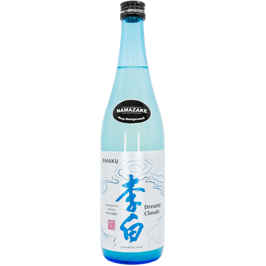 Rihaku Dreamy Clouds Nigori Tokubetsu Junmai Nama Sake, Japan
