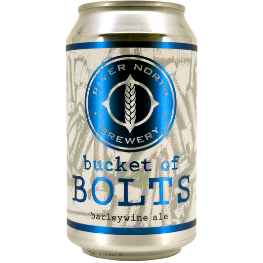 River North Brewing ‘Buckets of Bolts’ Barleywine Beer, Colorado, USA