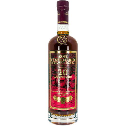 Ron Centenario Fundacion XX 20 Aniversario Rum Costa Rica