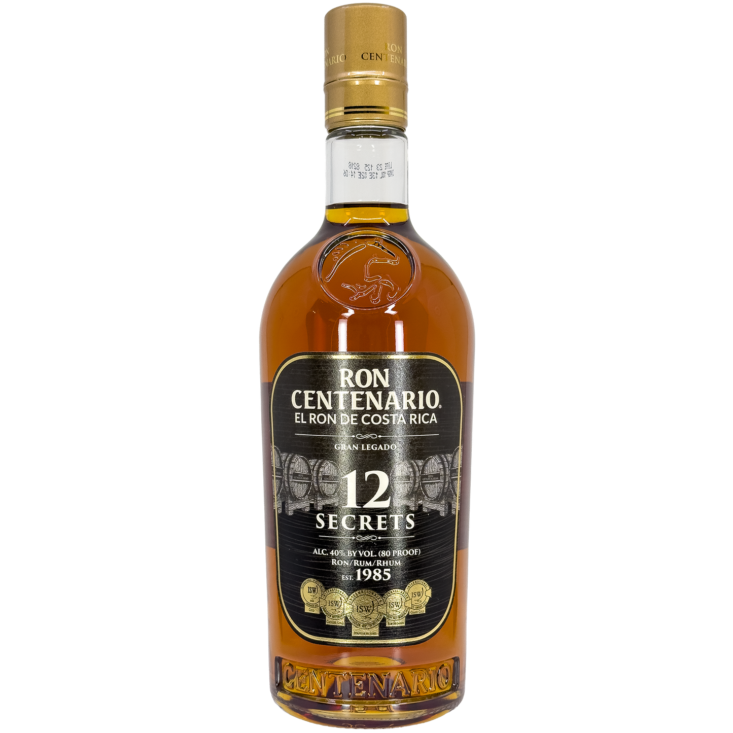 Ron Centenario Gran Legado 12 Year Old Rum, Costa Rica