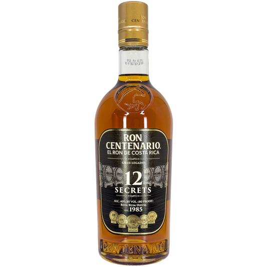 Ron Centenario Gran Legado 12 Year Old Rum, Costa Rica
