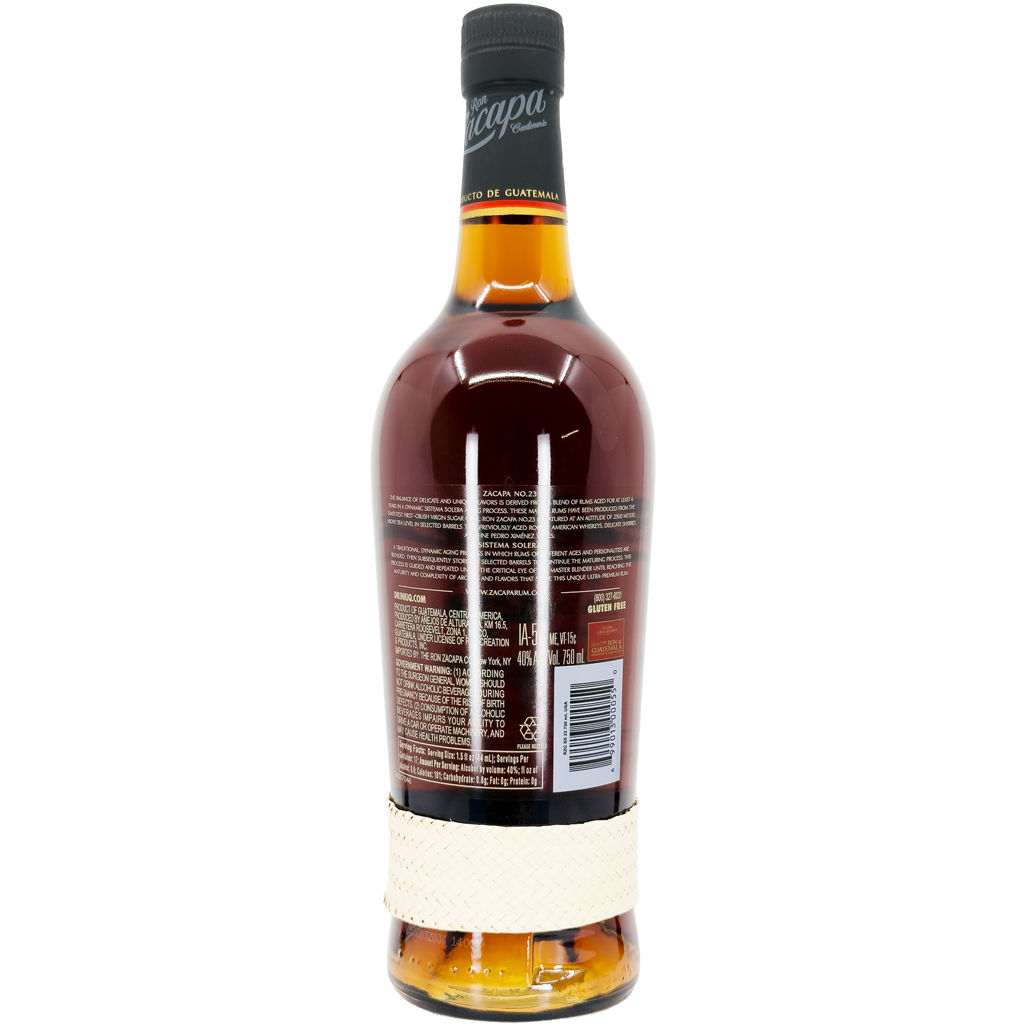 Ron Zacapa Centenario Solera 23 Anos Gran Reserva Rum, Guatemala