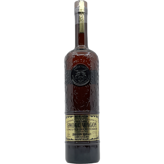 Smoke Wagon 'Uncut Unfiltered' Straight Bourbon Whiskey, Nevada,USA