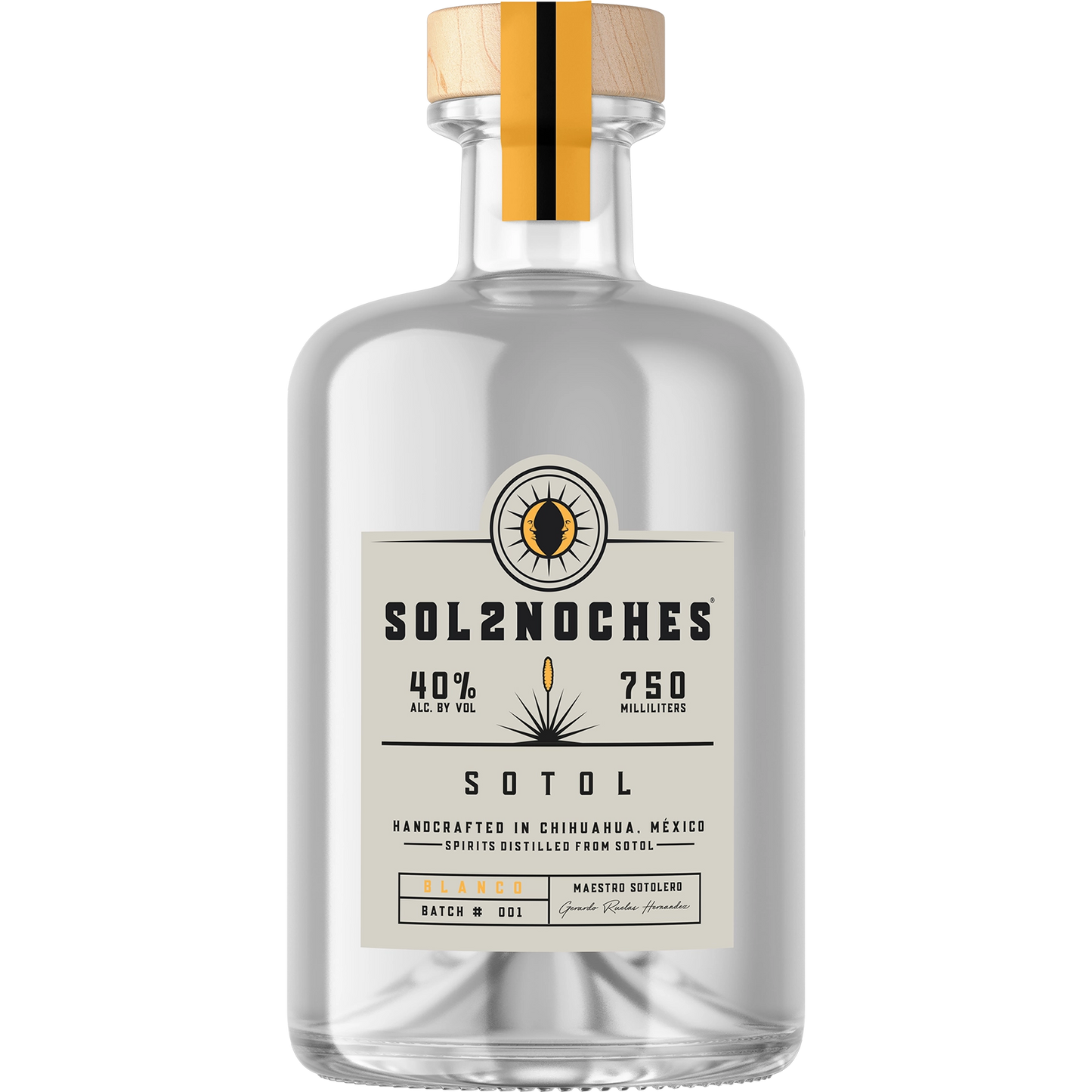 Sol2Noches 'Batch #001' Blanco Sotol, Chihuahua, Mexico