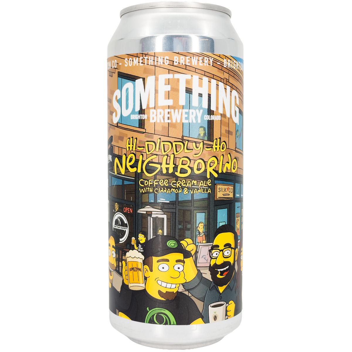Something Brewery 'Hi Diddly Ho Neighborino' Coffee Cream Ale Beer, Colorado