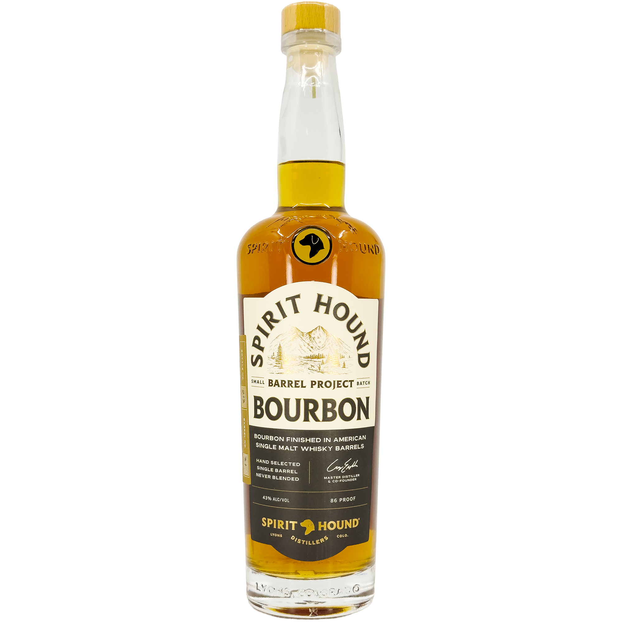 Spirit Hound Barrel Project Small Batch Bourbonのボトル画像