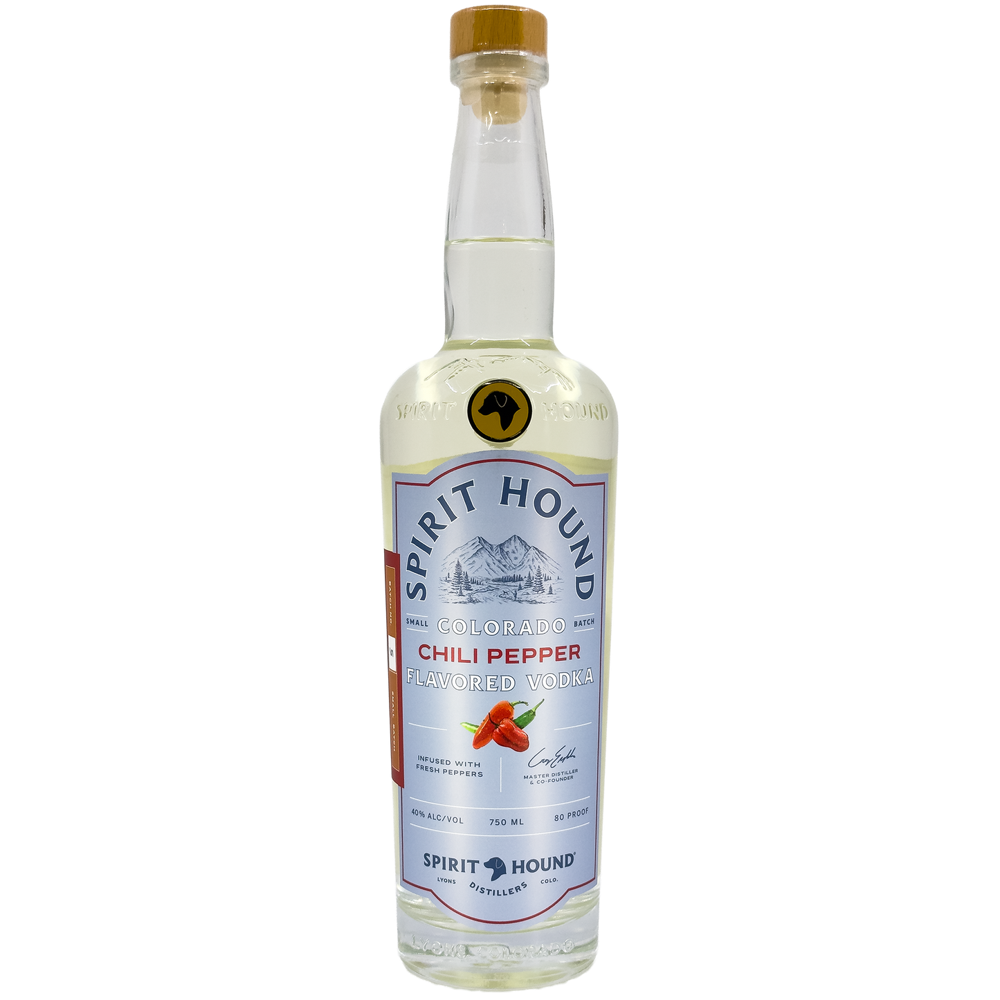 Spirit Hound Distillers Chili Pepper Vodka, Colorado