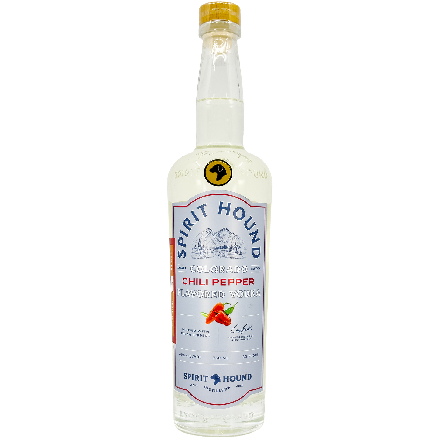 Spirit Hound Distillers Chili Pepper Vodka, Colorado