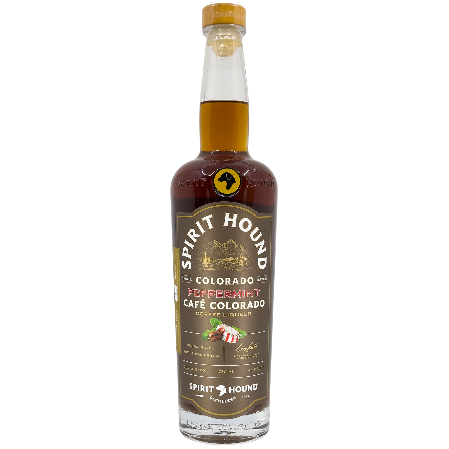 Spirit Hound Distillers Peppermint Cafe Colorado Liqueur, Colorado