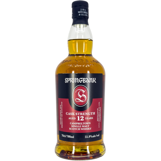 Springbank 12 Year Old Cask Strength Single Malt Scotch Whisky, Campbeltown, Scotland