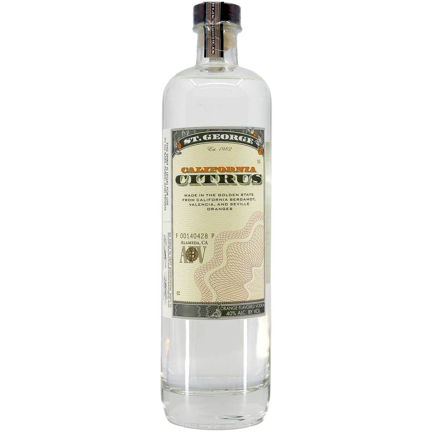 St. George Spirits California Citrus Vodka, California