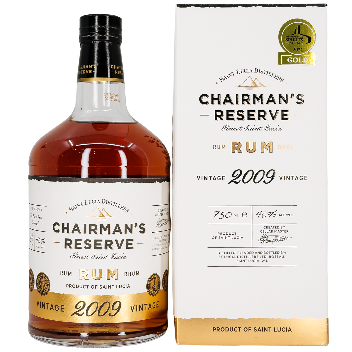 St. Lucia Distillers Chairman's Reserve Vintage Rum, St. Lucia