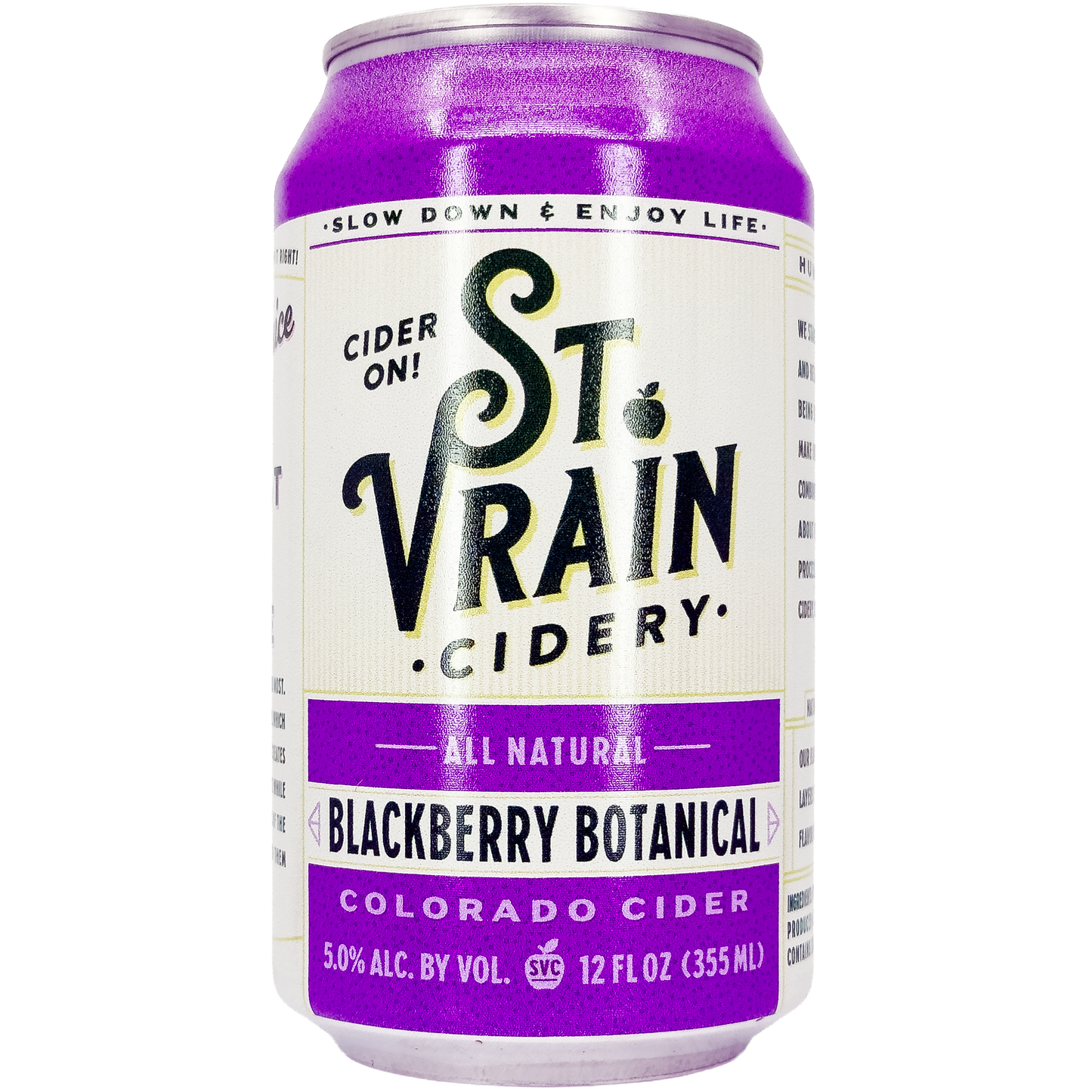 St. Vrain Cidery Blackberry Botanical Cider, Colorado