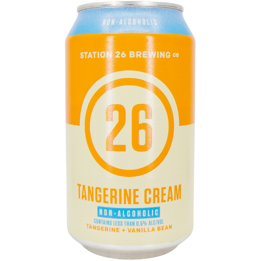 Station 26 Brewing Co. Non-Alcoholic Tangerine Cream Ale, Colorado