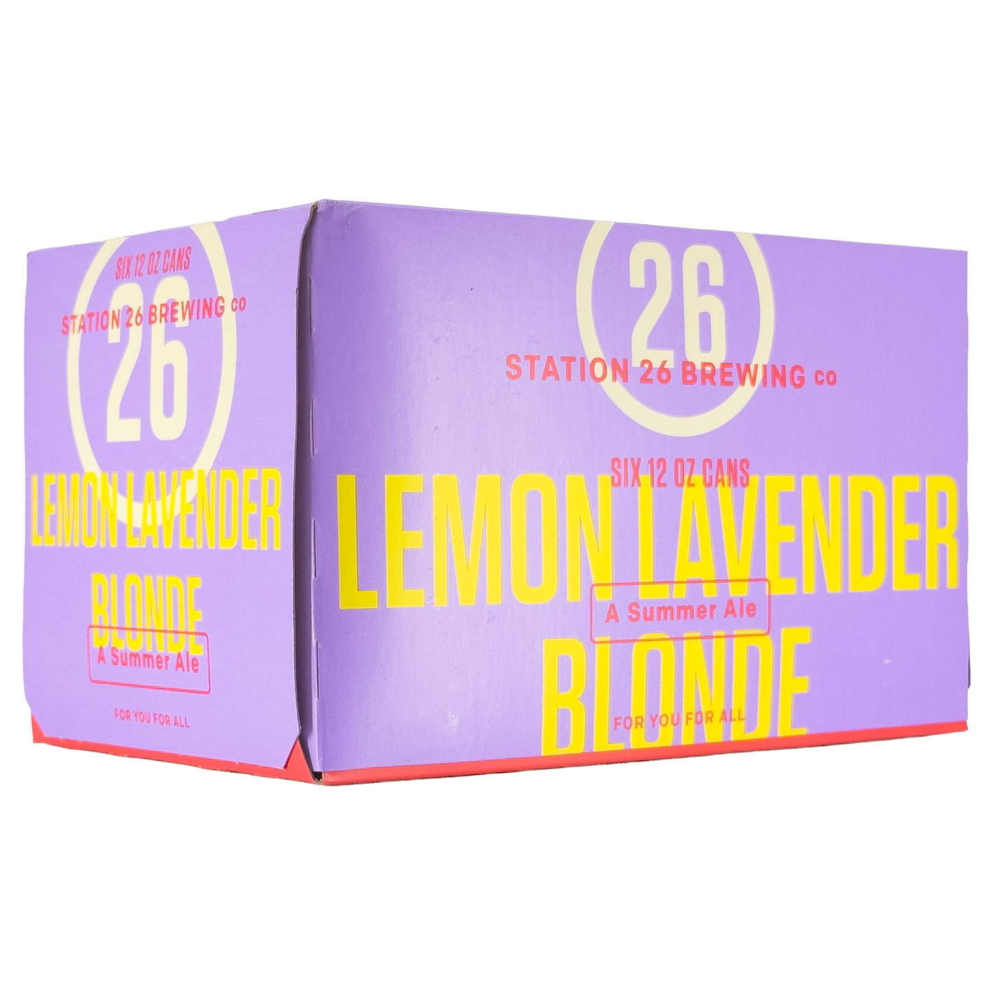 Station 26 Brewing Co. Lemon Lavender Blonde Summer Ale Beer, Colorado