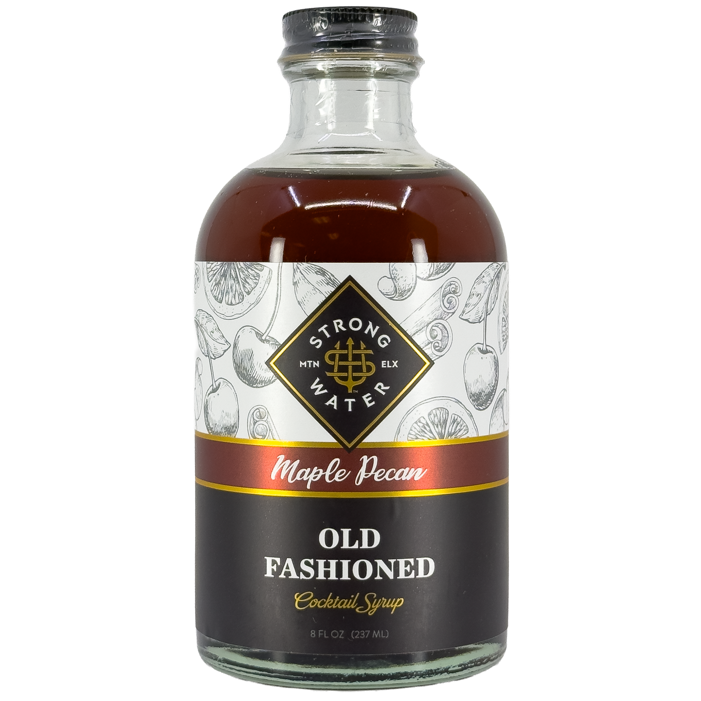 Strongwater Maple Pecan Old Fashioned Cocktail Syrup, Colorado