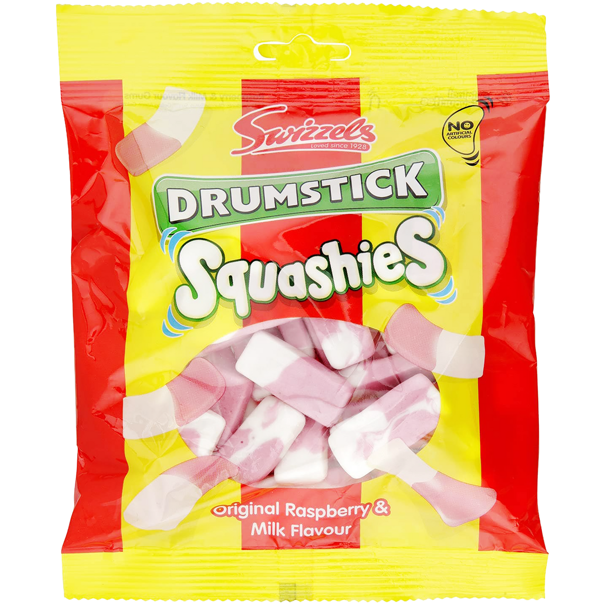 Swizzels Drumstick 'Squashies' Original Raspberry & Cream Candy, United Kingdom