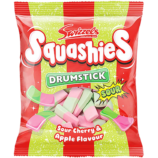 Swizzels Drumstick 'Squashies' Sour Cherry & Apple Candy, United Kingdom