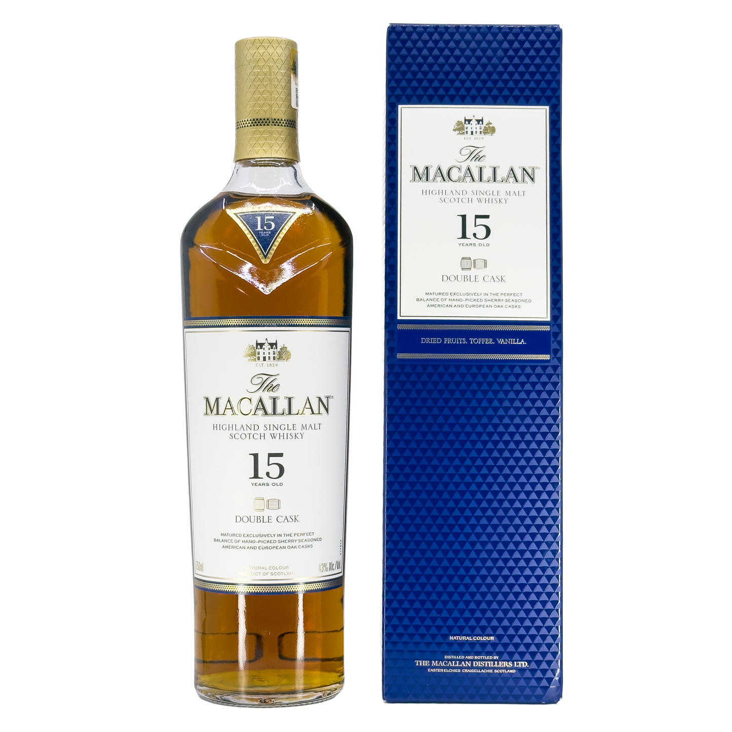 The Macallan Double Cask 15 Year Old Single Malt Scotch Whisky, Speyside - Highlands, Scotland