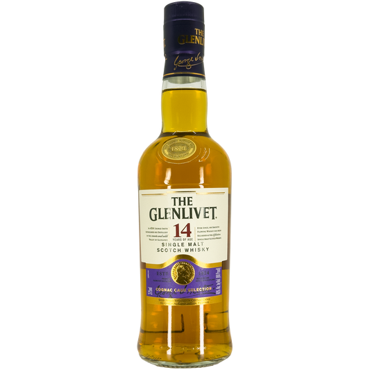 The Glenlivet 'Cognac Cask Selection, 14 Year Single Malt' Scotch Whisky, Scotland