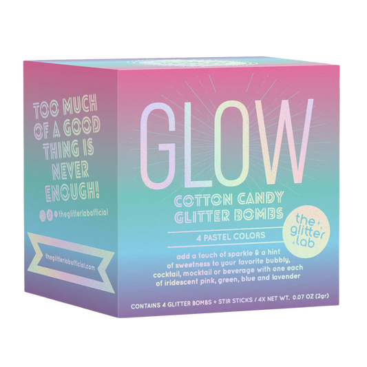 The Glitter Lab 'GLOW' Drink Glitter Bombs