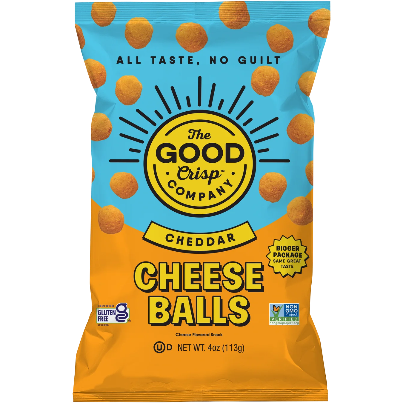 The Good Crisp Company Cheddar Cheese Balls, Colorado