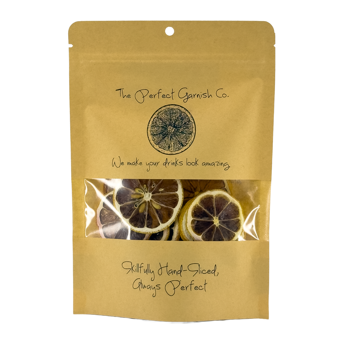 The Perfect Garnish Co. Lemon Wheel Slices, Texas