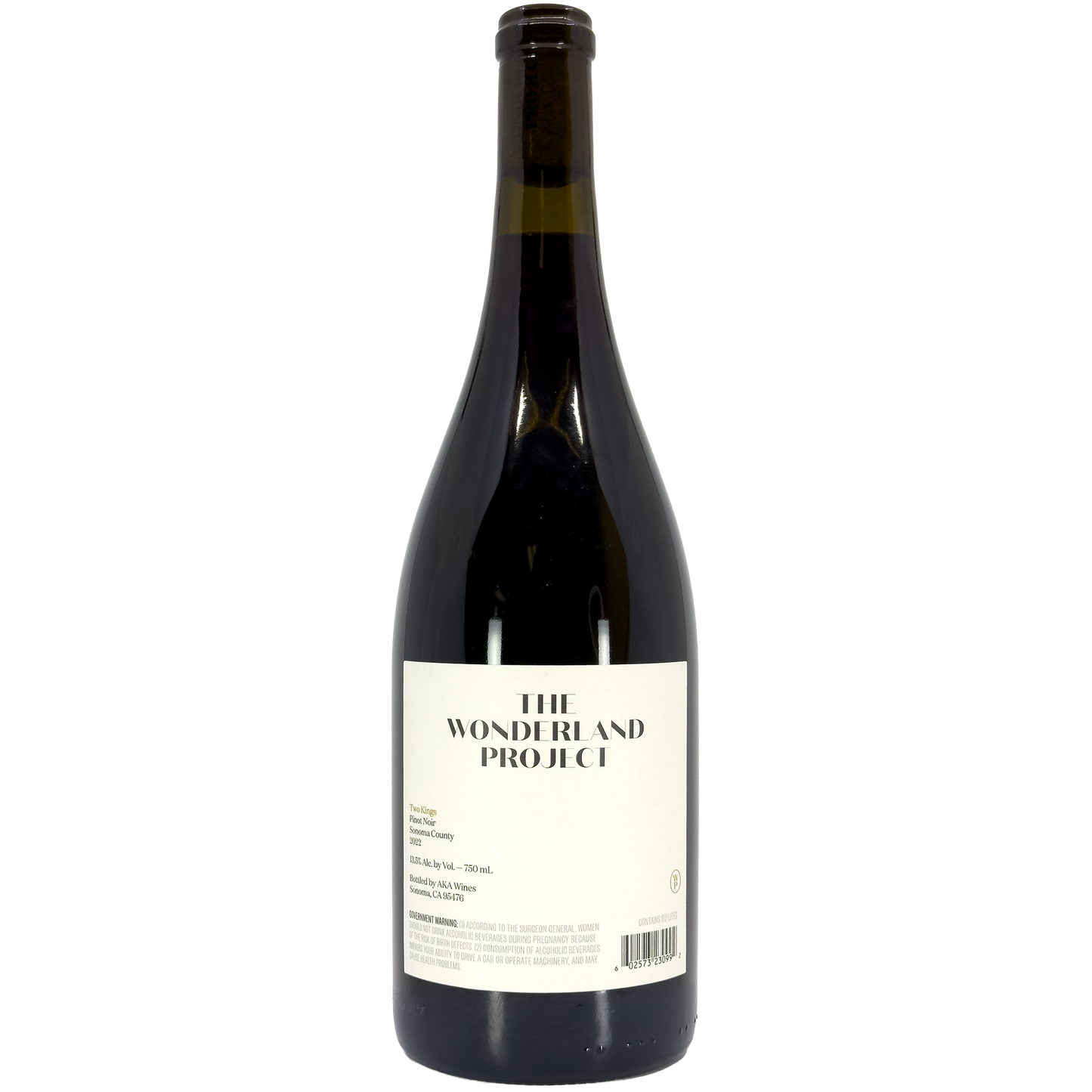 The Wonderland Project 'The Two Kings' Pinot Noir, Sonoma County