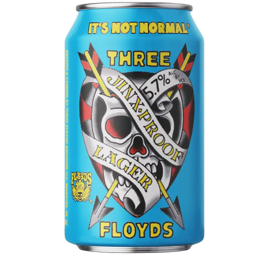 Three Floyds Jinx-Proof Lager Beer, Indiana