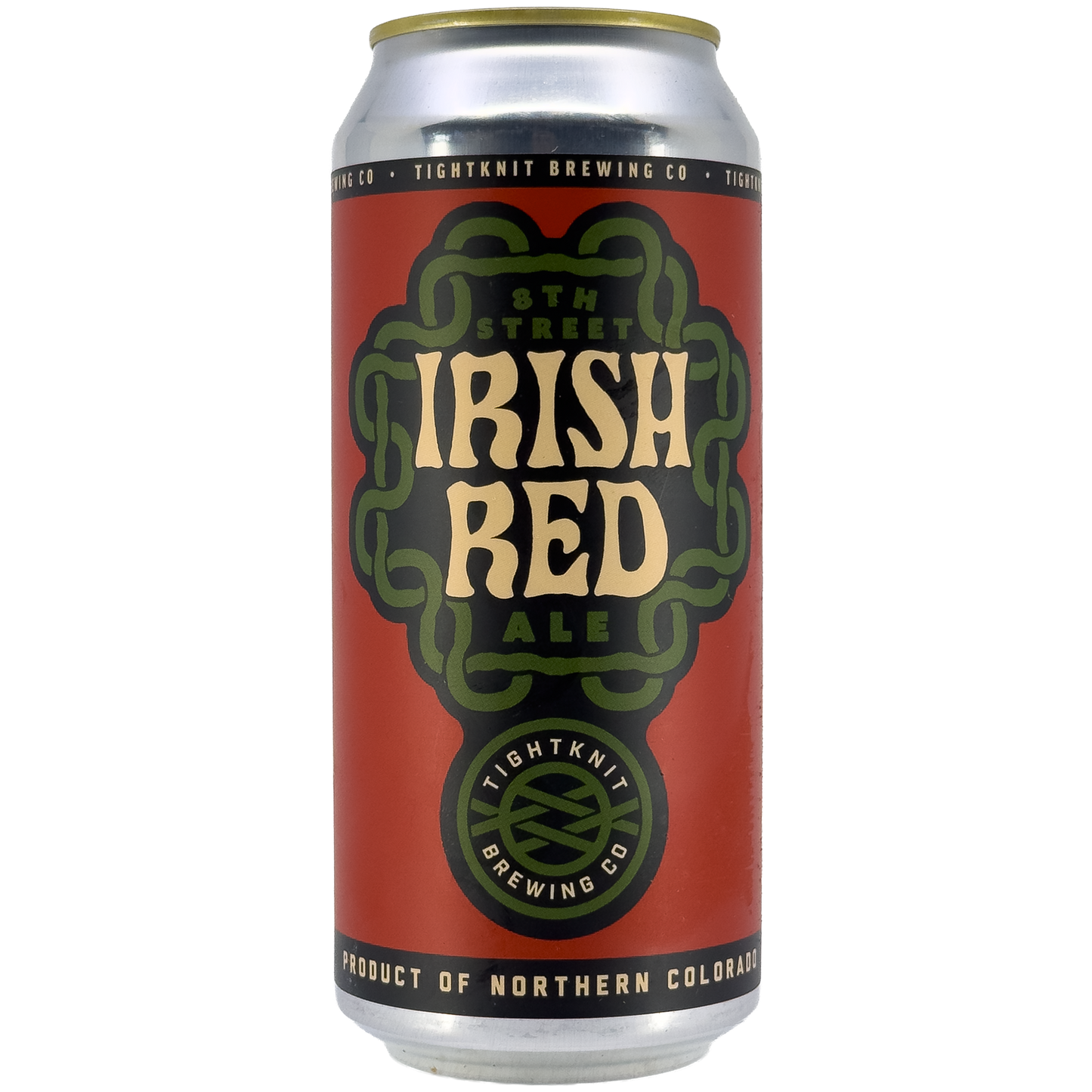 Tightknit Brewing 8th Street Irish Red Ale Beer, Colorado