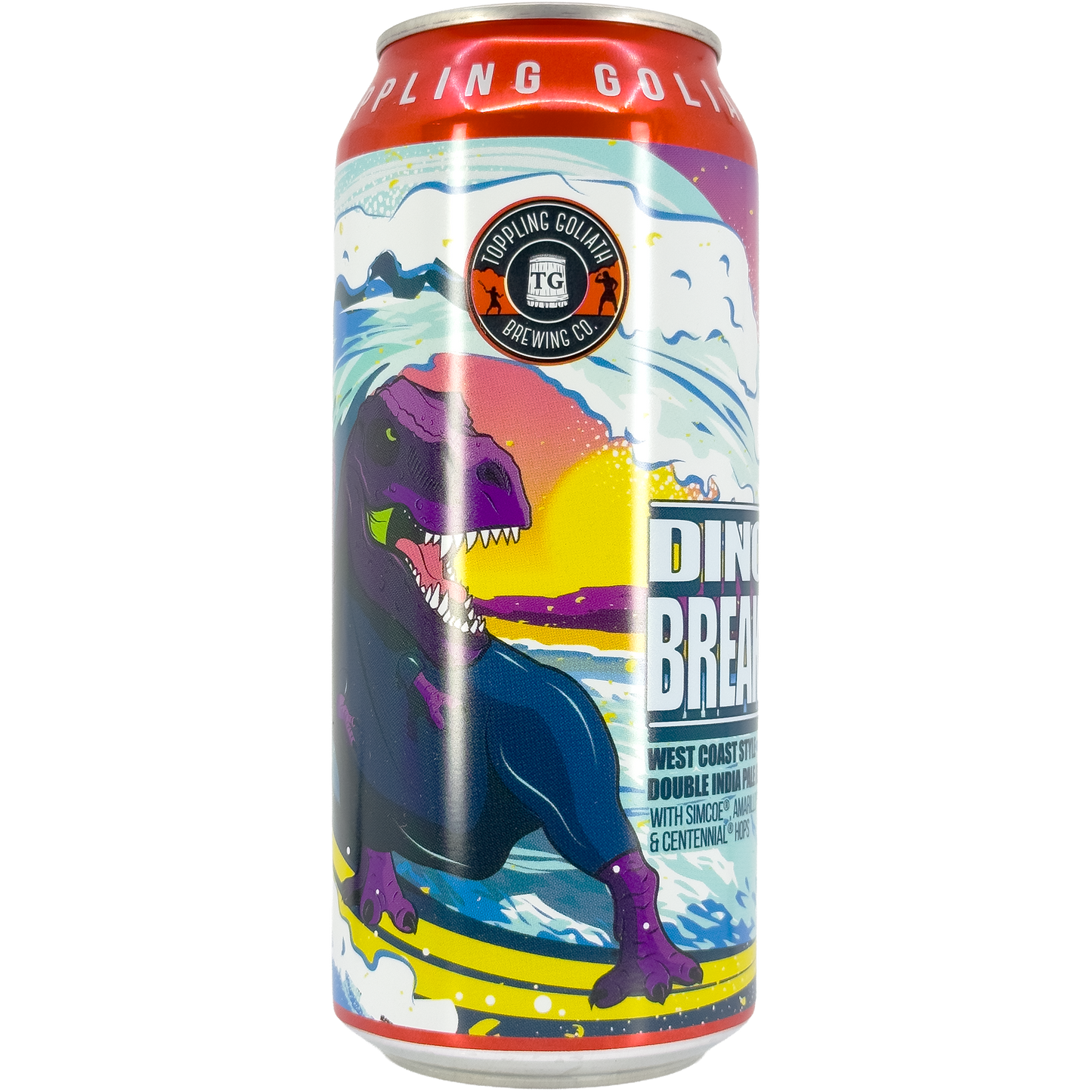 Toppling Goliath Brewing Co. 'Dino Break' West Coast DIPA Beer, Iowa